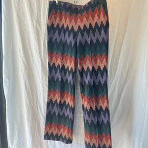 Zig Zag Trousers Vilagallo Black Green Orange Lavendar